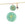 Beads wholesaler Green aventurine pendant 12mm astrological sign Aries - Hole: 1mm (1)