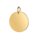 Round medal pendant golden stainless steel12mm (1)