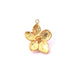 Flower pendant Golden stainless steel 20mm (1)