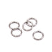 Welded stainless steel jump ring 6x0.8mm (10)