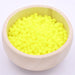 Czech round beads Neon Yellow 3mm (30)