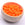 Beads wholesaler Neon Orange neon Czech Glass Round Beads 6mm (50 beads)