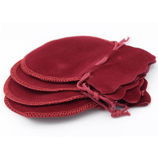 Buy Burgundy polyester purse shape pouch 12x8mm (4)