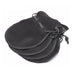 Black polyester purse shape pouch 12x9mm (4)