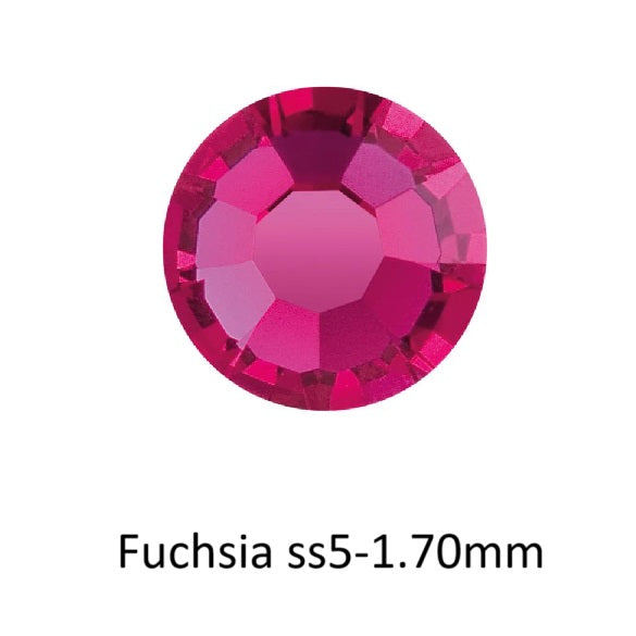 Glue on FlatBack Preciosa Fuchsia ss5-1.70mm (80)