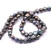 Tahitian iridescent gray nugget freshwater pearl 6-7x5-6mm (1strand-37cm)