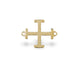 Scout cross connector Gold-plated 3 microns - 12mm (1)