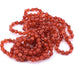 Faceted round bead necklace in red Agate 4.5mm (1)