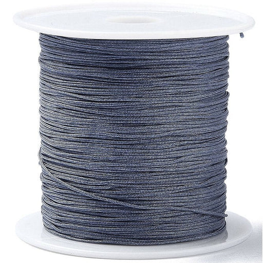 Buy Braided nylon cord 0.4mm steel blue (5m)