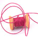 Fuchsia purple waxed cotton cord 1mm - (5m)