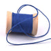 Royal blue waxed cotton cord, 1mm - 5m (1)