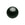 Beads wholesaler Preciosa Magic Black round lacquered bead 5mm (20)