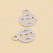 openwork medal charm in 925 silver 6mm - Hole: 1mm (2)