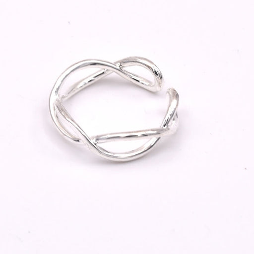 Adjustable 925 silver ring 5mm width (1)