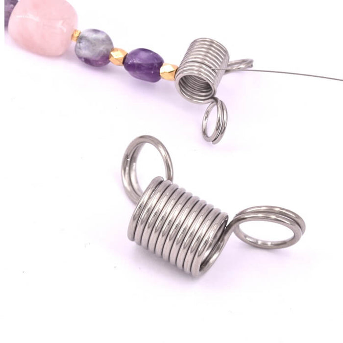 Bead stopper large spring for mounting beads (2)