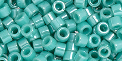 Buy cc132- AIKO Toho Beads 11/0 tube Opaque Turquoise Luster (2g)