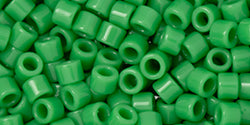 Buy cc47D - AIKO Toho Beads 11/0 tube Opaque Shamrock (2g)