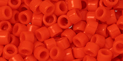 Buy cc50- AIKO Toho Beads 11/0 tube Opaque Sunset Orange (2g)