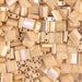 ccTL593 - Miyuki tila beads light caramel ceylon 5mm (25 beads)