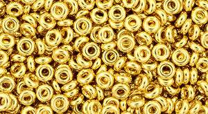 Buy cc712 - toho half round 6/0- 4mm Metallic 24K Gold Plated (5g)