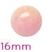 Round cabochon rose quartz - 16mm (1)