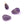 Beads wholesaler Semi-drilled drop bead amethyst 13x6mm - Hole: 1mm (2)