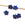 Beads wholesaler Lapis lazuli star bead 4x2mm - Hole: 0.8mm (5)