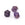 Beads wholesaler Natural Amethyst polygon beads 8-10x10mm - Hole: 1mm (3)