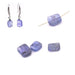 Tanzanite flat faceted rectangle bead 7-10x5-6mm (2)