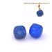 Faceted cube bead heated blue onyx 7x7x7mm (2)