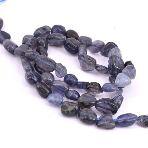 Buy Natural Iolite nugget bead 8-11x7-10mm (1 Strand-39cm)