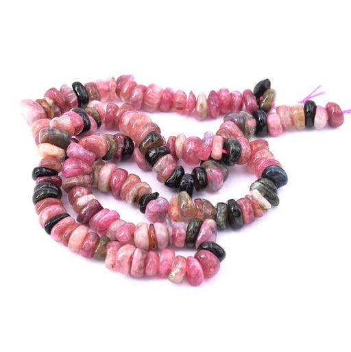 Buy Tourmaline heishi chips beads 6-8x3-5mm - hole 0.6mm (1 Strand-40cm)