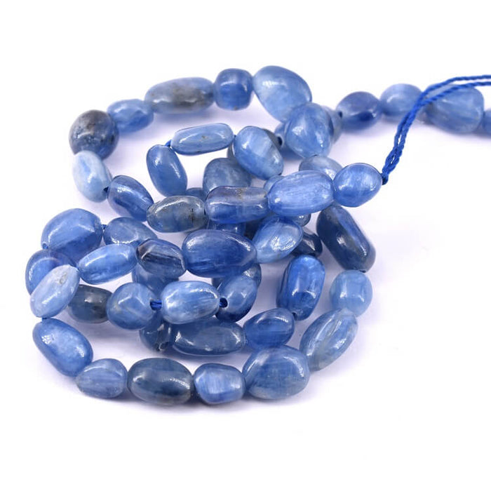 Kyanite nugget bead 6-11x5-7mm - Hole: 0.8mm (1 strand-40cm)