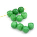 Large rondelle geen jade beads 10x9mm-Hole: 1.2mm (10)