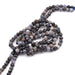 Light obsidian round beads 4mm - Hole: 0.7mm (1 strand-37cm)