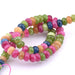 Mixed flash color tinted jade rondelle beads 8mm-hole: 1.2mm, wire 37cm (1)