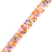 Round faceted zircon bead mix color light 2mm (1 strand-38cm)