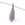 Beads wholesaler Drop pendant paved rhodium Brass with zircon 18mm - Hole: 1.5mm (1)