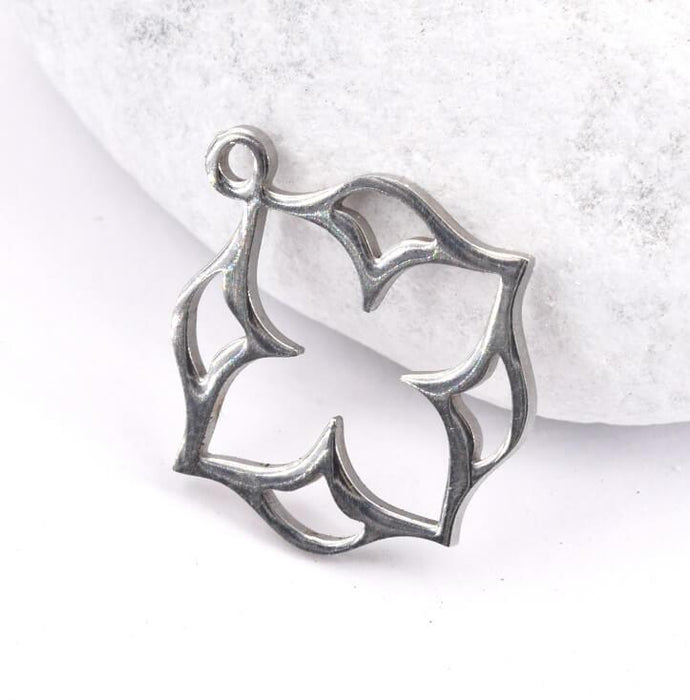 Medal pendant Arabesque Stainless Steel - 20 mm (1)