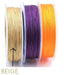 High Quality Braided Nylon Cord - 0.8mm Straw Beige (sold per roll - 25m)