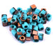 ccY857F - Toho cube beads 4mm Hybrid Apollo Frosted Turquoise (10g)