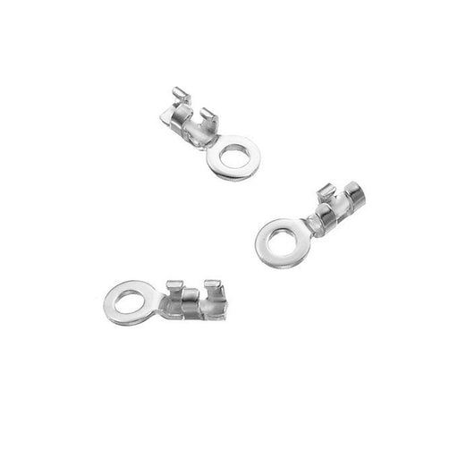 Buy crimping end cap Sterling silver for thin chain and cord 0.8-1mm (4)
