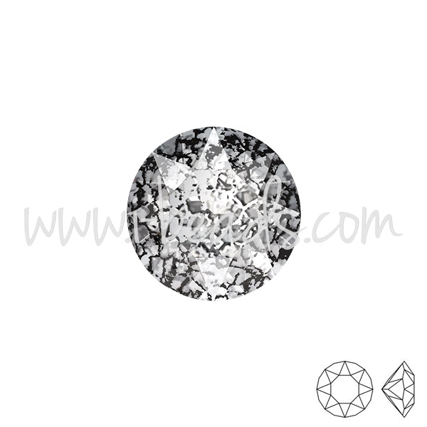 Swarovski 1088 xirius chaton crystal black patina effect 6mm-ss29 (6)