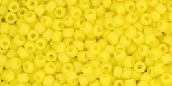 cc42f - Toho beads 15/0 round Opaque frosted dandelion (5gr)