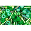 cc3221 - Toho beads mix wasabi-green (10g)