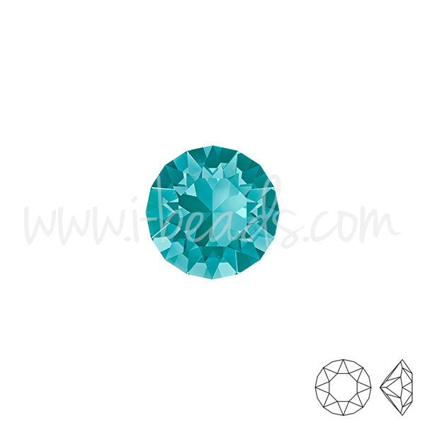 Swarovski 1088 xirius chaton blue zircon 6mm-ss29 (6)