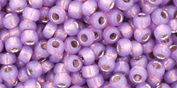 cc2108 - Toho beads 8/0 Silver-Lined Milky Amethyst (10g)