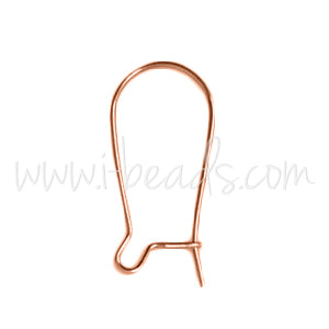 Fish hook earring finding rose gold filled
