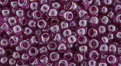 cc356 - Toho beads 8/0 light amethyst/fuchsia lined (10g)